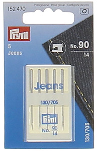 5 Aghi Per Macchina Da Cucire Jeans N.90 Prym - Foto 1