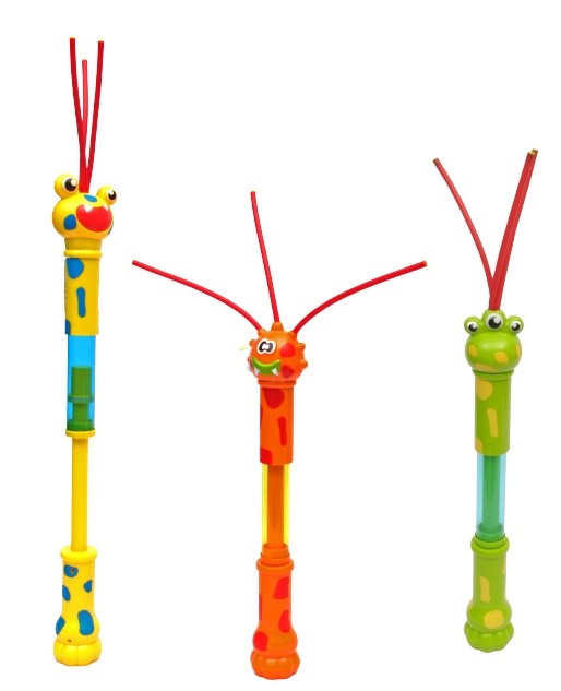 Tubo Spara Acqua Monsters Con Capelli Cm.38 Soggetti Assortiti - Foto 1