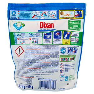 Detersivo Predosato Per Lavatrice Power Caps Dixan