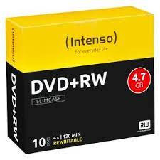Confezione 10pz Dvd+r 4,7gb 16x Intenso