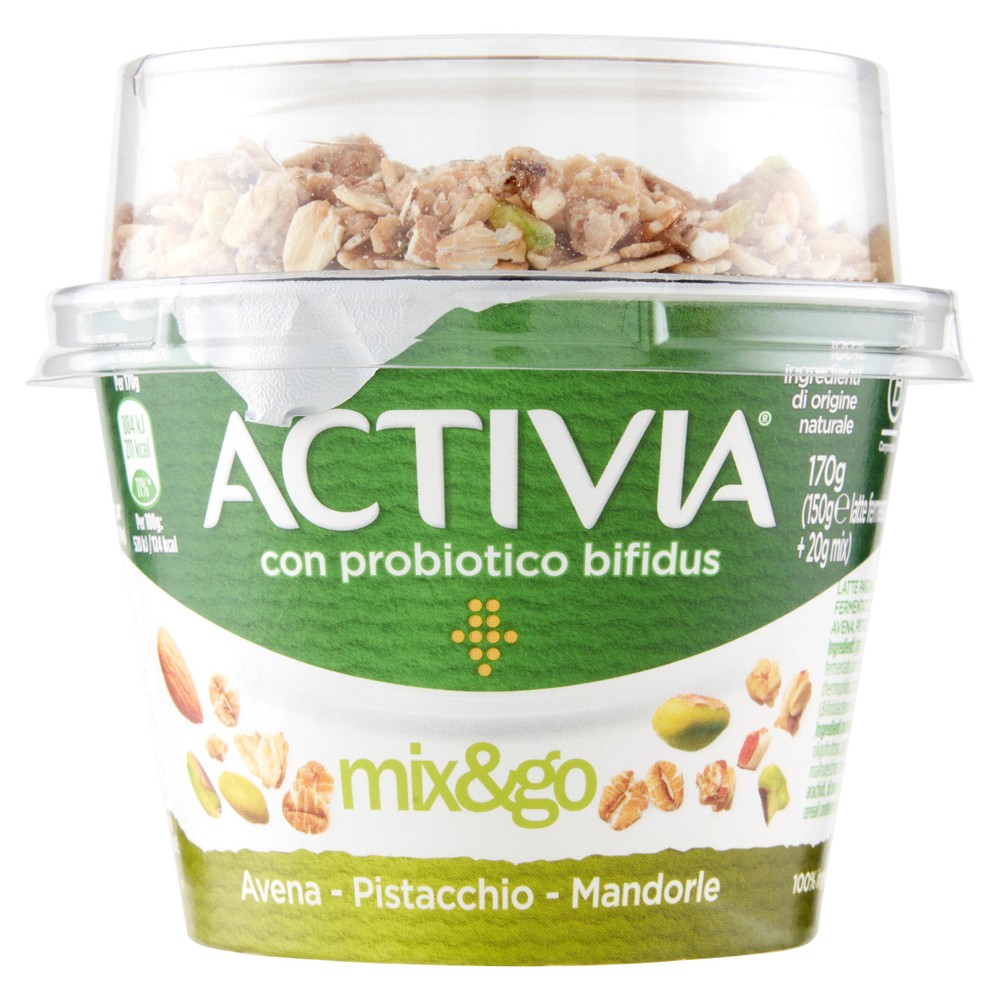 Activia Mix & Go Avena/Pistacchio/Mandorla Danone