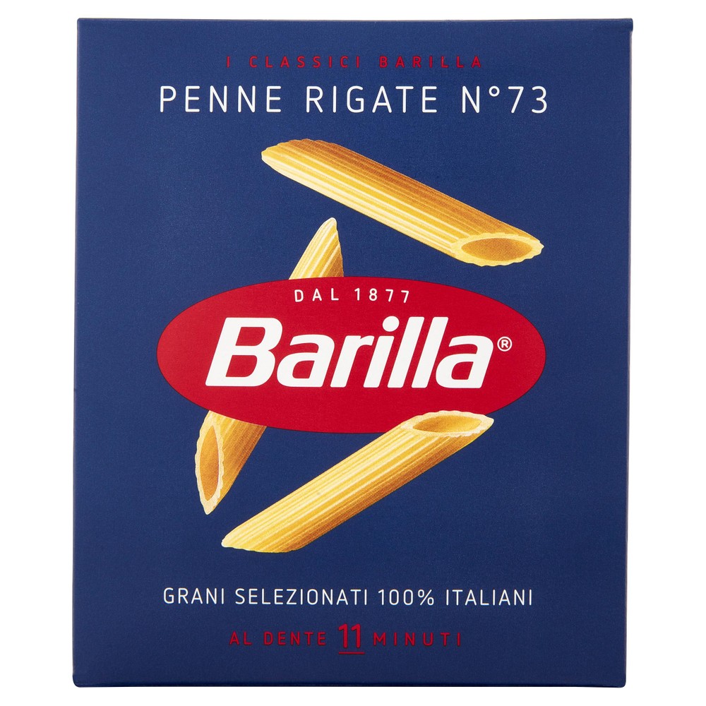 Pasta Penne Rigate N.73 100% Grano Italiano Barilla - Foto 1