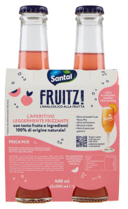 Analcolico Alla Frutta Santal Fruitz! Gusto Pesca Mix - Foto 3