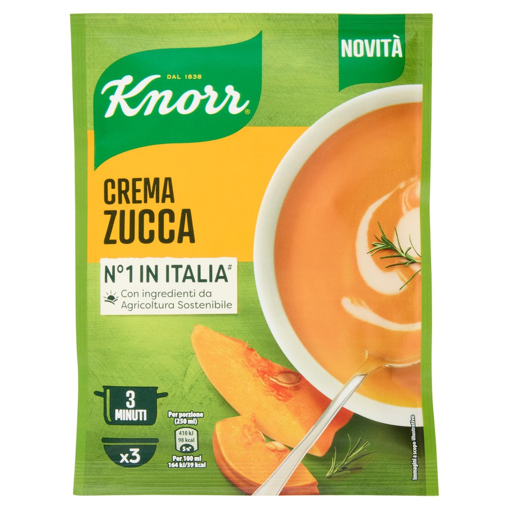 Crema Di Zucca In Busta Da Agricoltura Sostenibile Knorr - Foto 1