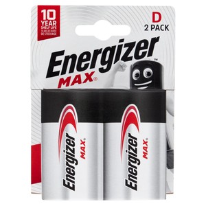 2 Pile Torcia D Alkaline Max Energizer - Foto 1