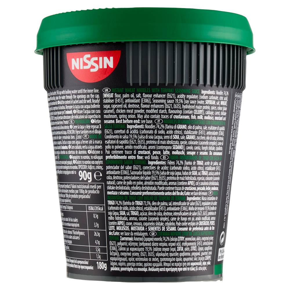 Noodles Soba Wok Style Teriyaki Nissin - Foto 3