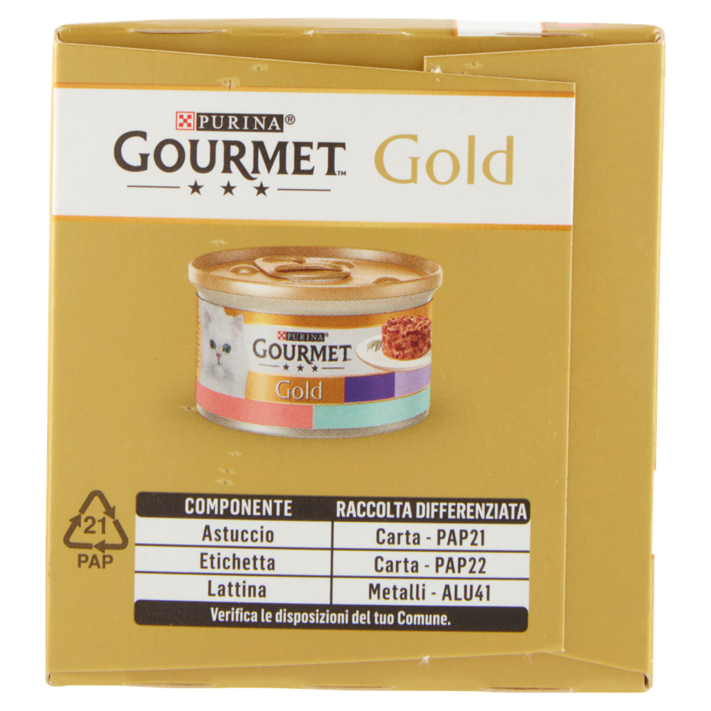 Alimento Umido Per Gatti Intrecci Salmone E Tonno Gormet Gold - Foto 2