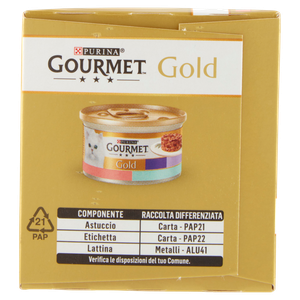 Alimento Umido Per Gatti Intrecci Salmone E Tonno Gormet Gold - Foto 2
