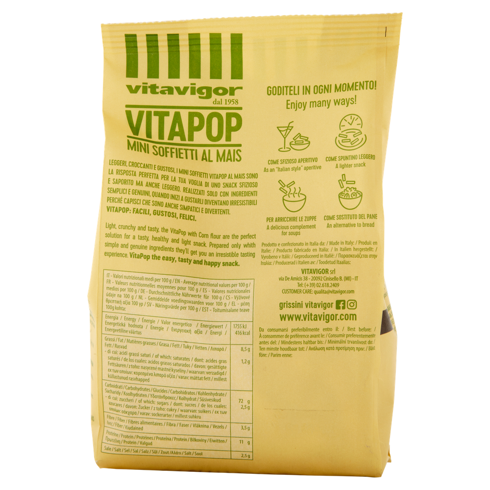 Vitapop Soffietti Mais Vitavigor