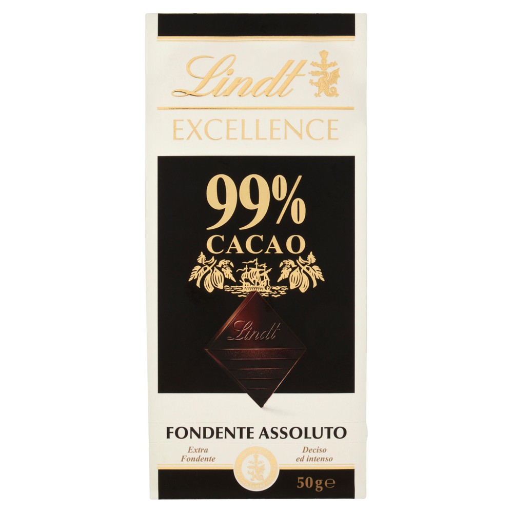 Tavoletta Di Cioccolato Fondente 99% Cacao Excellence Lindt - Foto 1
