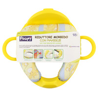 Riduttore Morbido Wc Poupy Con Maniglie, Schienale Di Sicurezza Riduttore Morbido Wc Poupy Con Maniglie, Schienale Di Sicurezza