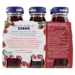 Zuegg Melograno Vegan 6 Da Ml.125 Cad.