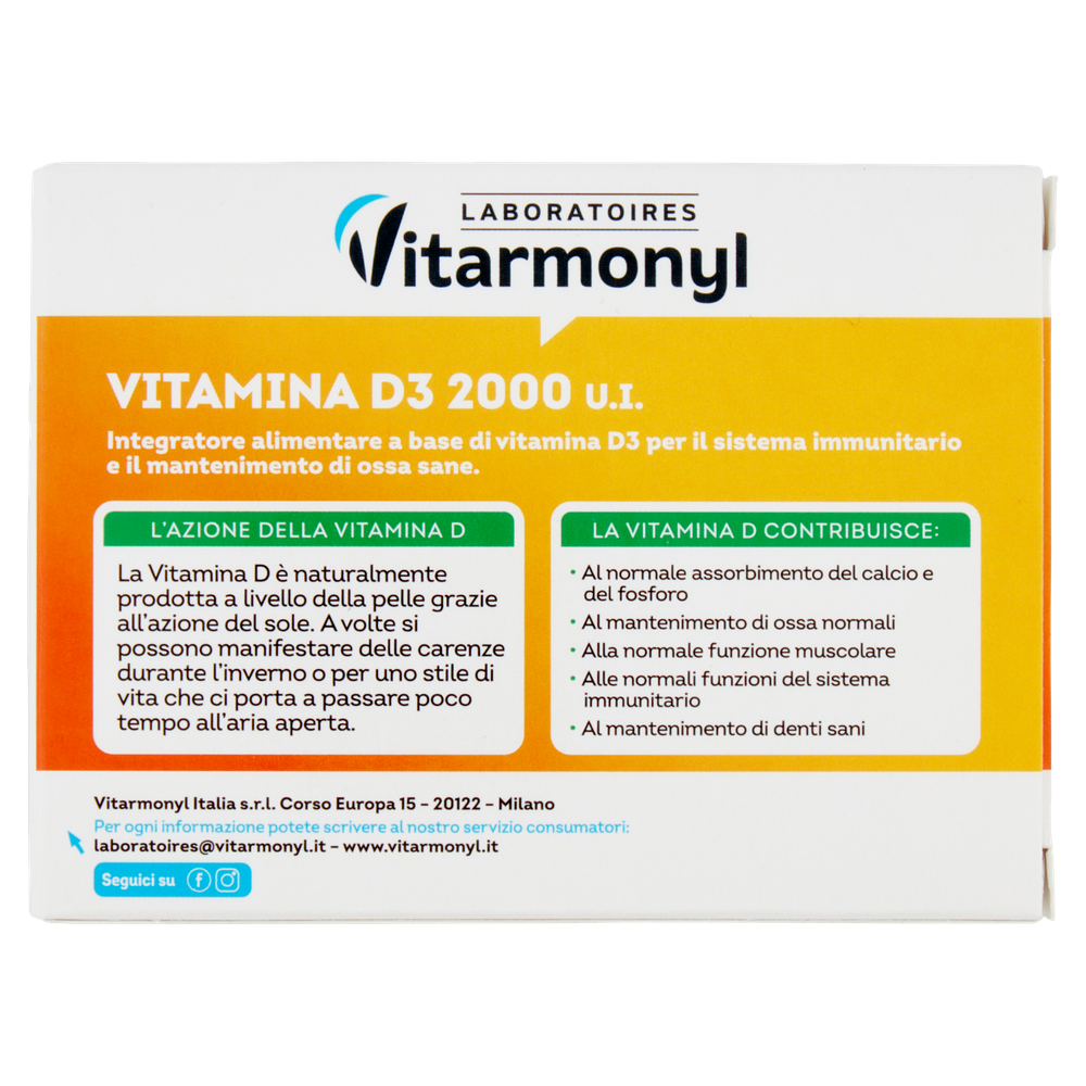 Vitamina D3 2000 Ui Vitarmonyl - Foto 3