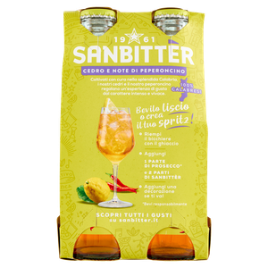 Aperitivo Analcolico Sanbitter Gusto Cedro E Note Di Peperoncino - Foto 3