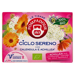 Tisana Bio Ciclo Sereno Pompadour, Conf. 16 Filtri - Foto 1