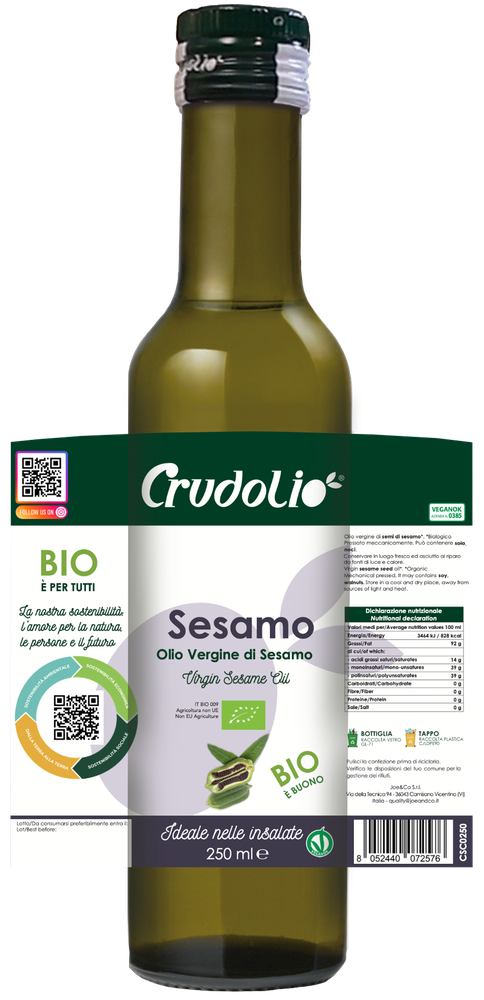 Olio Di Sesamo Vergine Biologico Crudolio - Foto 2