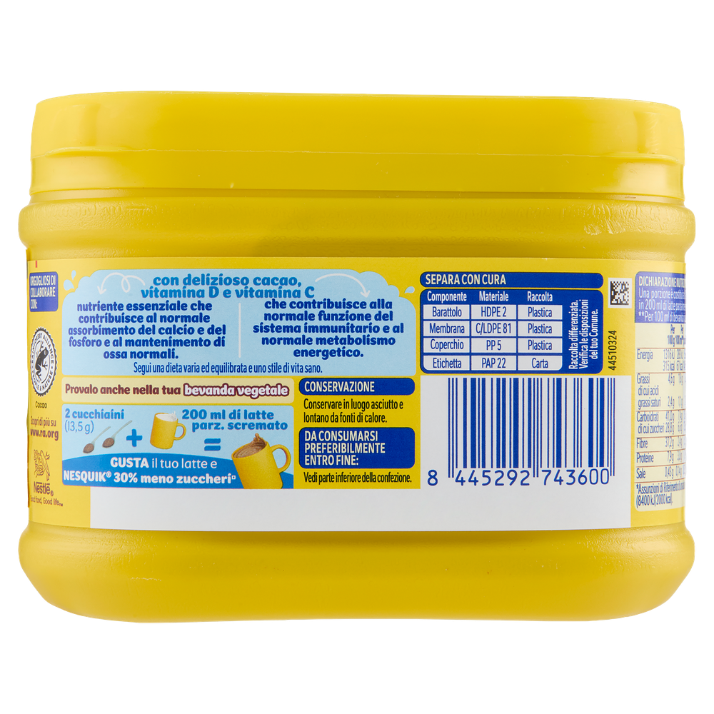 Nesquik Polvere 30% Meno Zuccheri - Foto 3