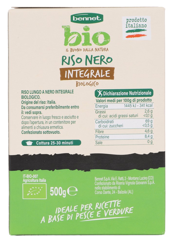 Riso Integrale Nero Bennet Bio - Foto 3