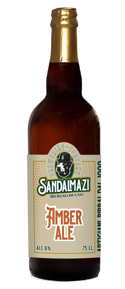 Birra Bio Non Filtrata Amber Ale Birrificio Sandalmazi - Foto 1