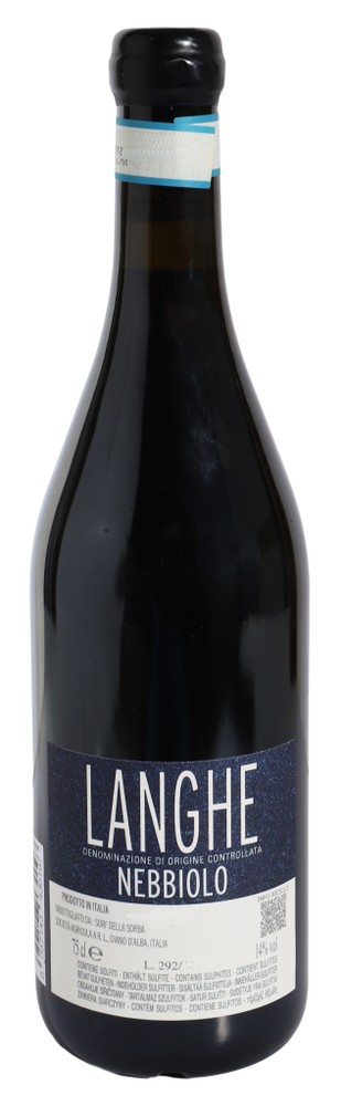 Vino Rosso Langhe Doc Nebbiolo Sori' Della Sorba - Foto 3