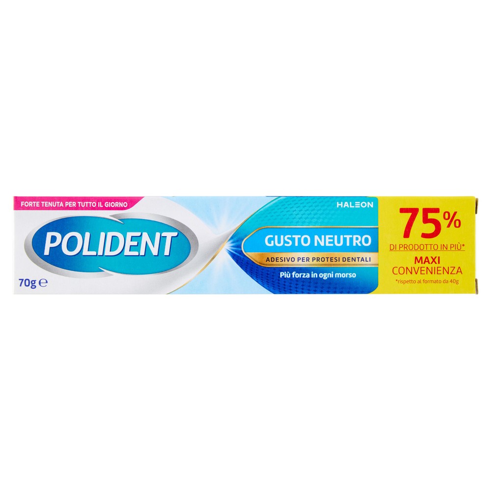 Adesivo Protesi Dentali Tenuta Gionaliera Gusto Neutro Polident - Foto 1