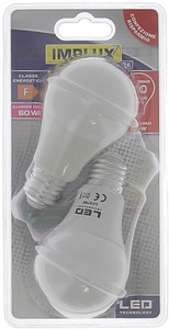 2 Lampadine A Led A Goccia 60we27 Luce Calda Implux - Foto 1