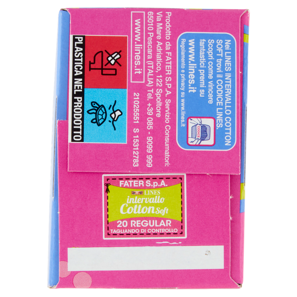 Proteggislip Intervallo Cotton Soft Fresh Disteso Lines - Foto 2