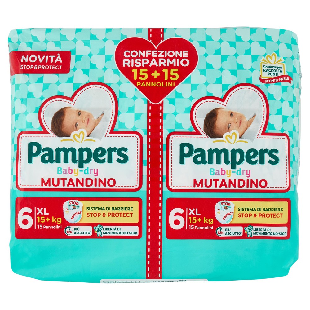 Pannolini Baby Dry Mutandino XL Pampers - Foto 1