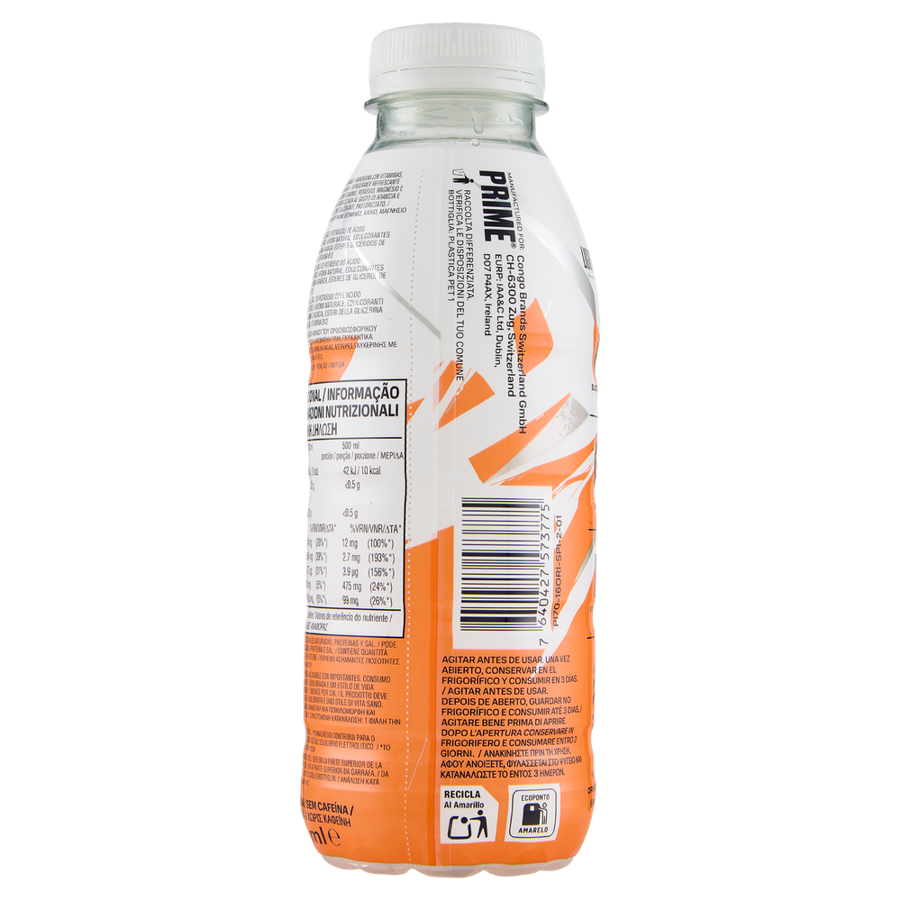 Prime Hydration Zero Orange Ice - Foto 3