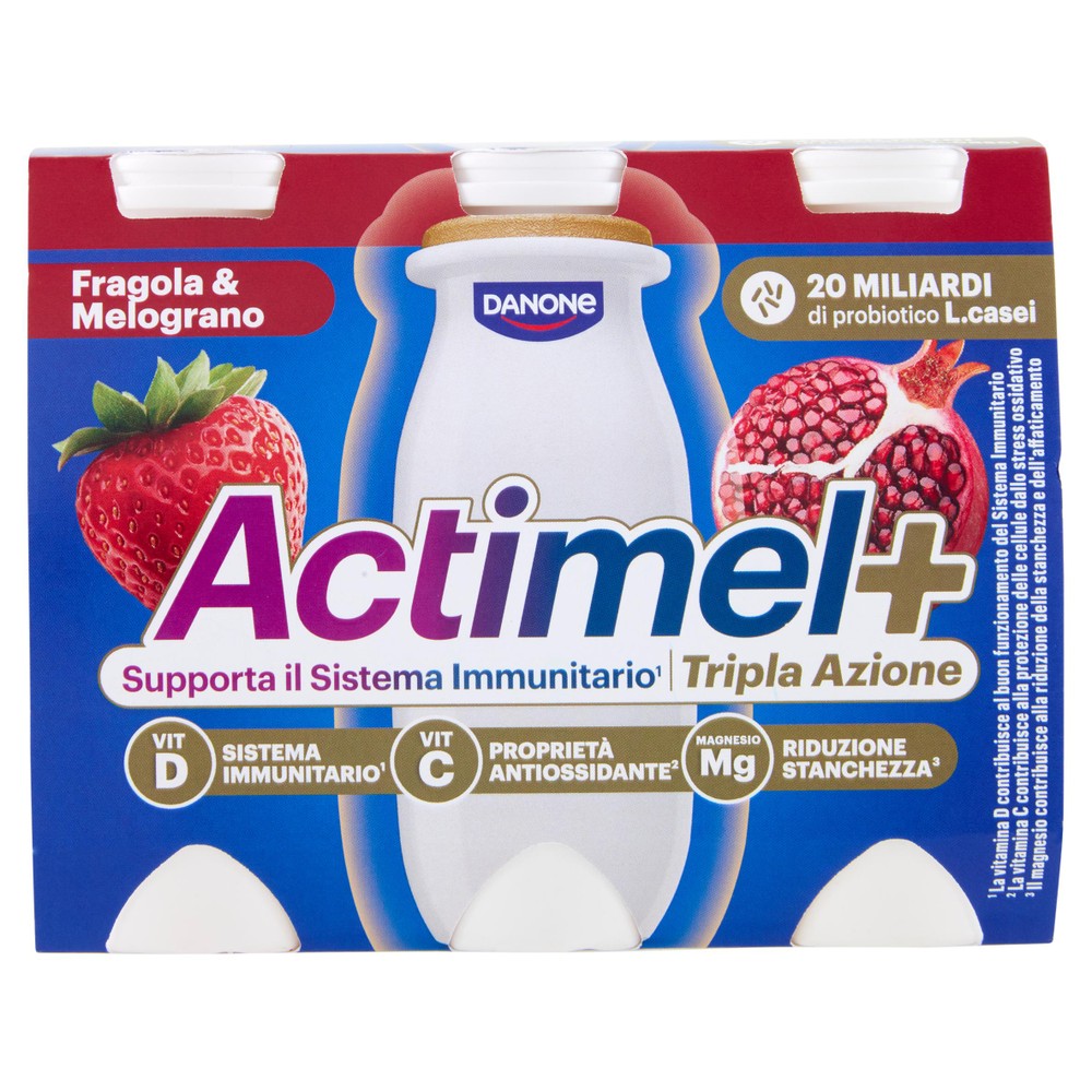 Actimel Fragola Melograno X6 Danone - Foto 1