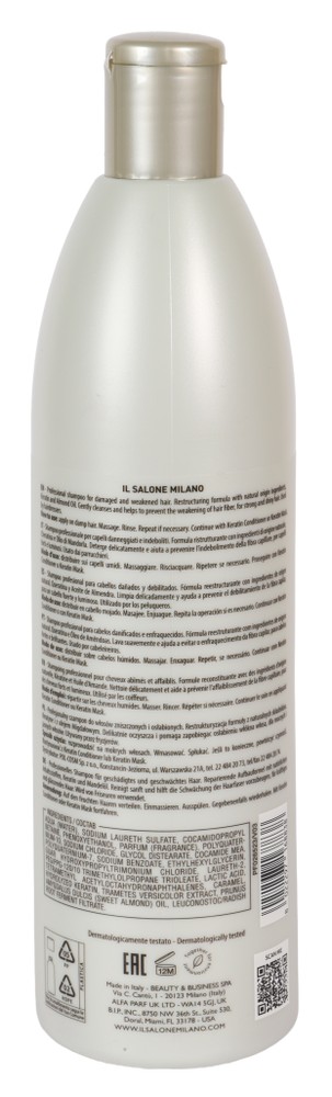Shampoo Keratin Capelli Danneggiati E Indeboliti Il Salone Milano - Foto 3