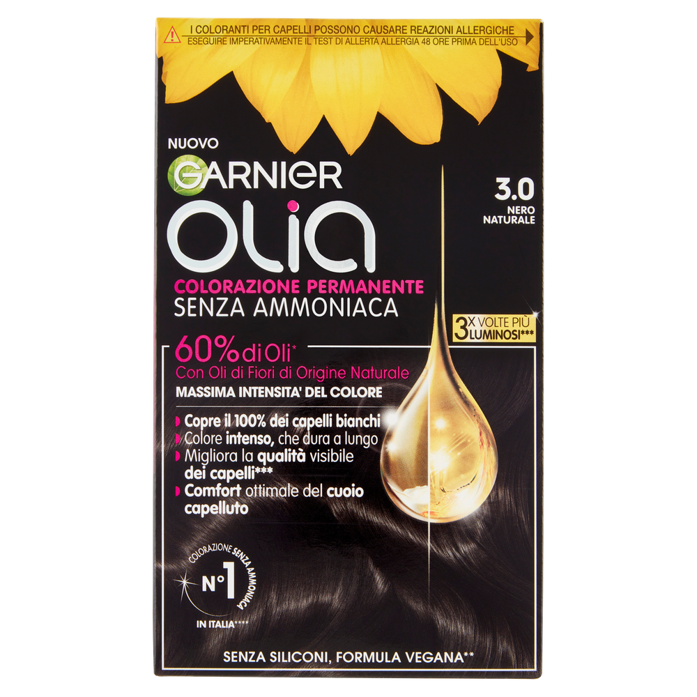 Colorazione Capelli 3.0 Nero Naturale Olia Garnier - Foto 1