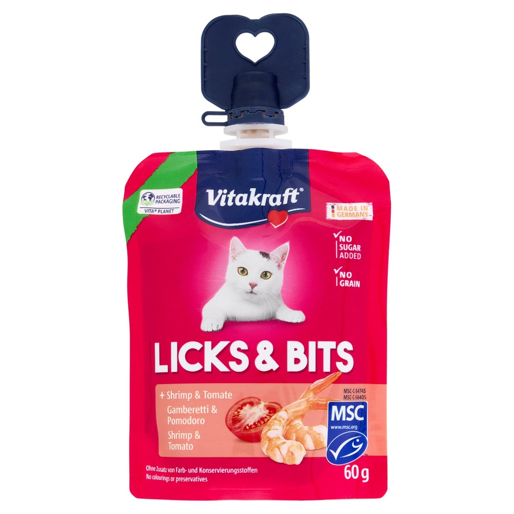 Licks&Bits Gamberetti E Pomodoro Vitakraft - Foto 1