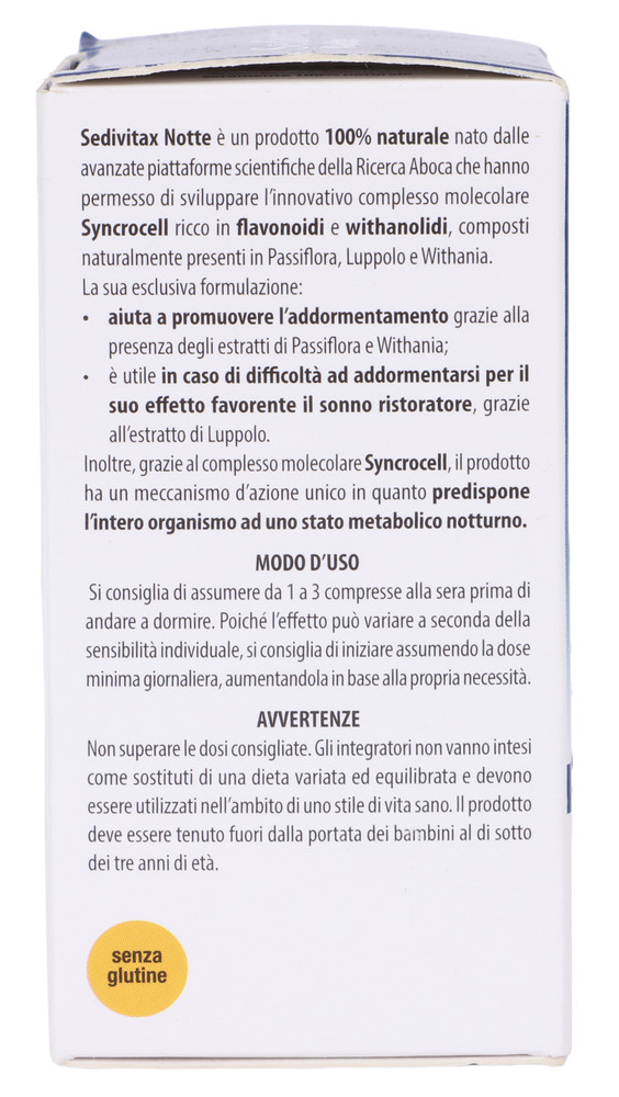 Aboca Sedivitax Advanced Notte Compresse - Foto 2