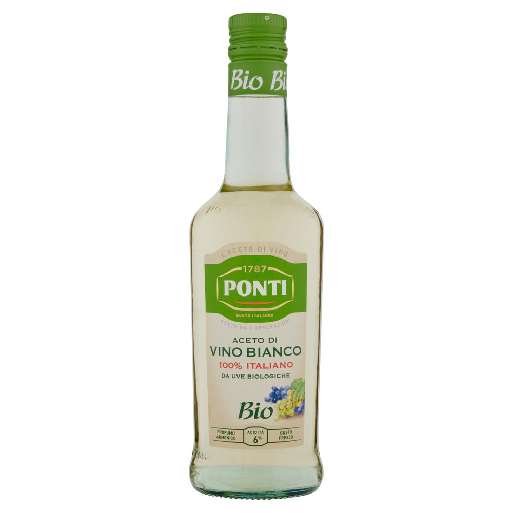 Aceto Di Vino Bio Bianco 100% Italiano Ponti - Foto 1
