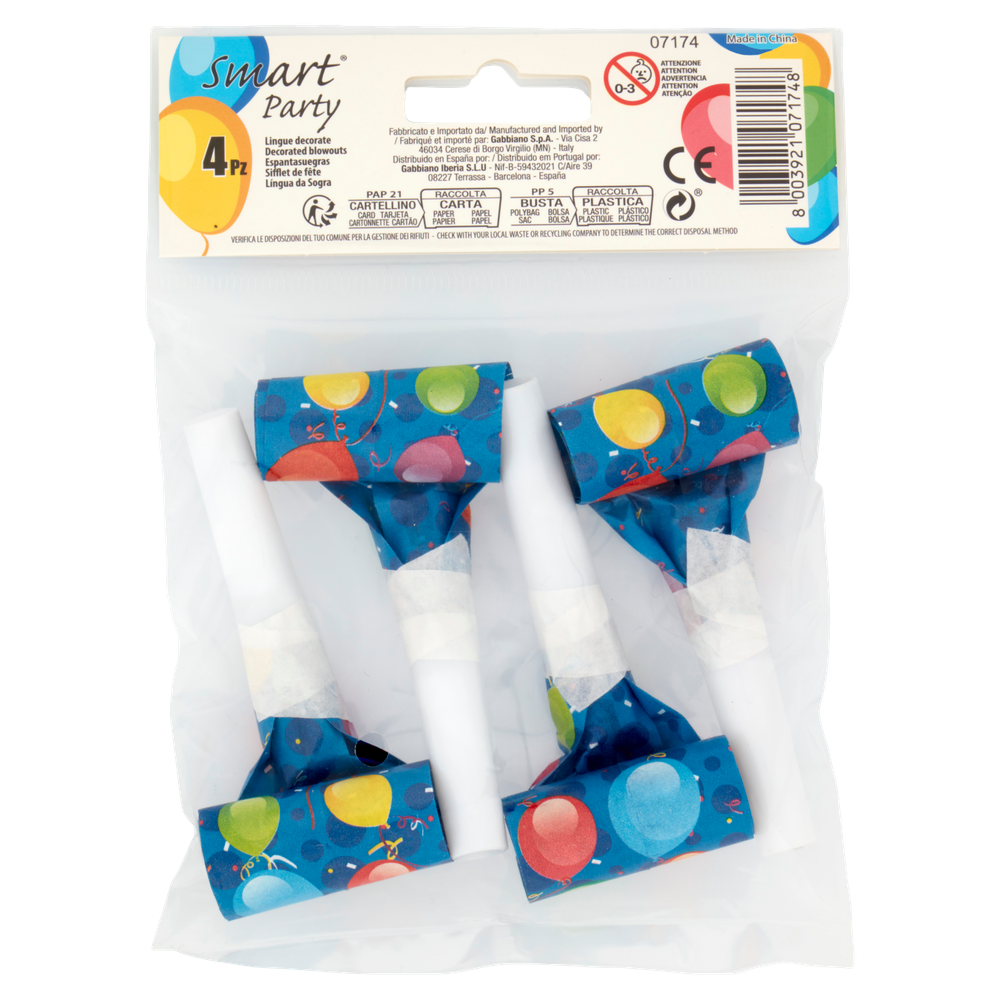 4 Lingue Trombette Decoro Palloncini - Foto 3