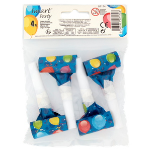 4 Lingue Trombette Decoro Palloncini - Foto 3