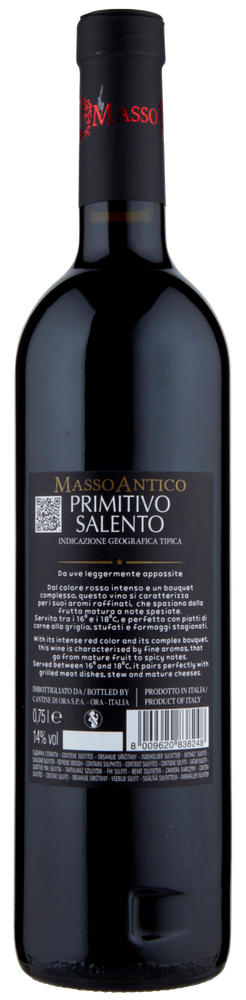Primitivo Del Salento Igt Masso Antico - Foto 3
