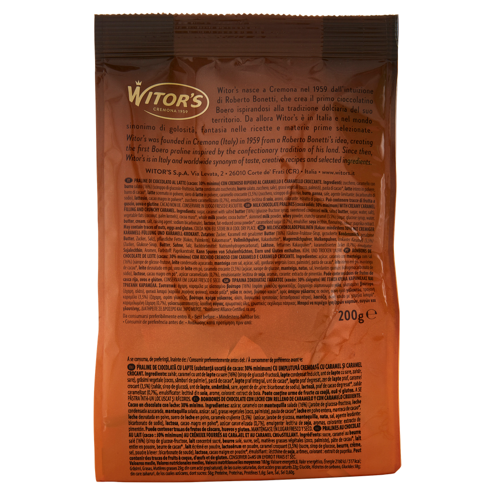 Praline Al Caramello Salato Golden Witor's