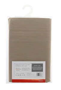 Lenzuolo Piano Tinta Unita 1 Piazza Cm 150x290 Beige Casa - Foto 2