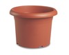 Vaso Cilindro D.25 Cm Colore Cotto Stefanplast