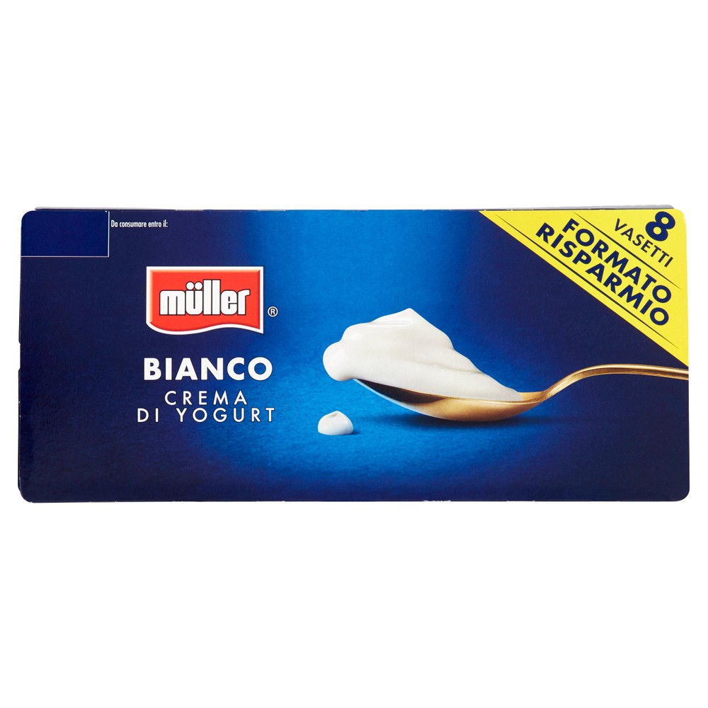 Crema Di Yogurt Bianco Muller 8 Da Gr.125