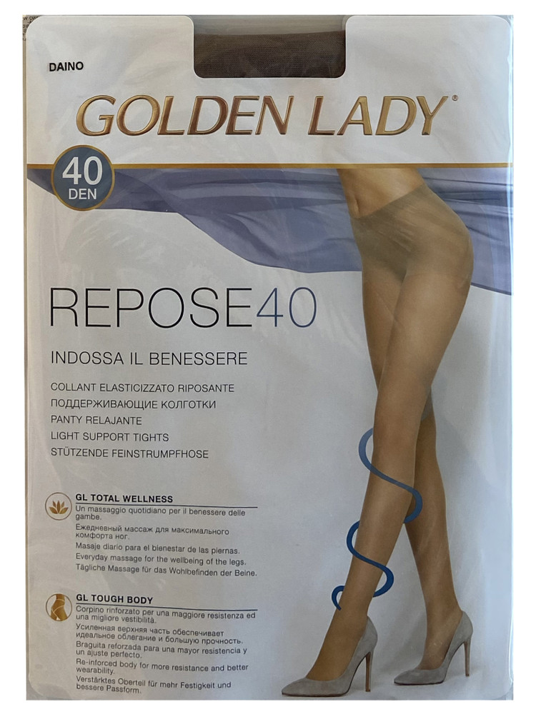 Collant Repose Tg 4 Daino 40 Denari Golden Lady - Foto 1