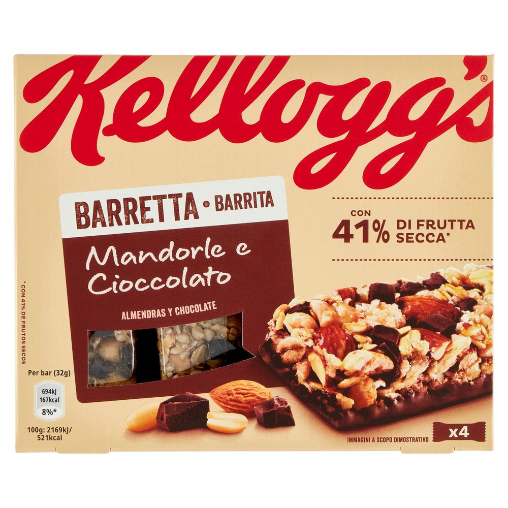 6 x KELLOGG'S SPECIAL K AL CIOCCOLATO FONDENTE BARRETTE CEREALI SNACK  DIETETICO