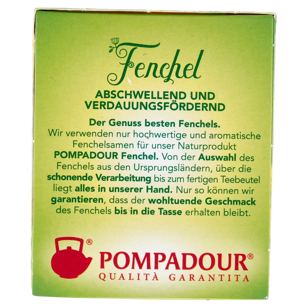 Infuso Al Finocchio Per Lo Stomaco E L'intestino 20x2g Pompadour - Foto 2