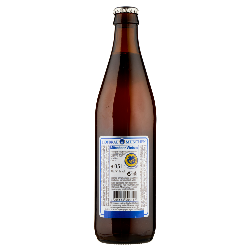 Birra Weisse Bottiglia Hofbrau Munchen - Foto 3