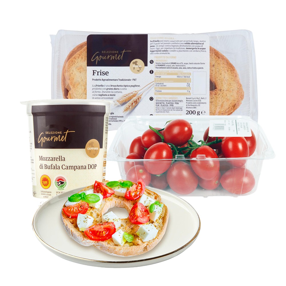 Frisella con Pomodoro e Mozzarella di Bufala - Foto 1