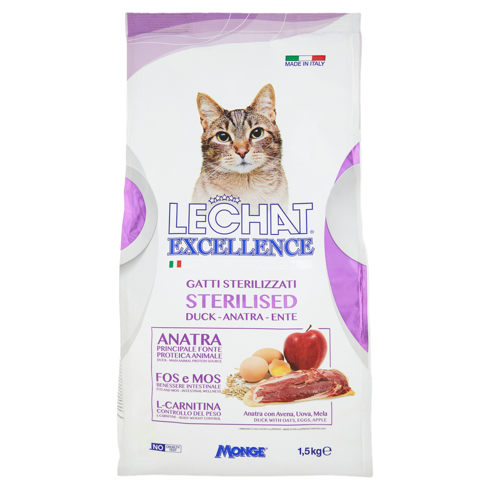 Alimento Secco Anatra Sterilizzata Le Chat Excellence - Foto 1