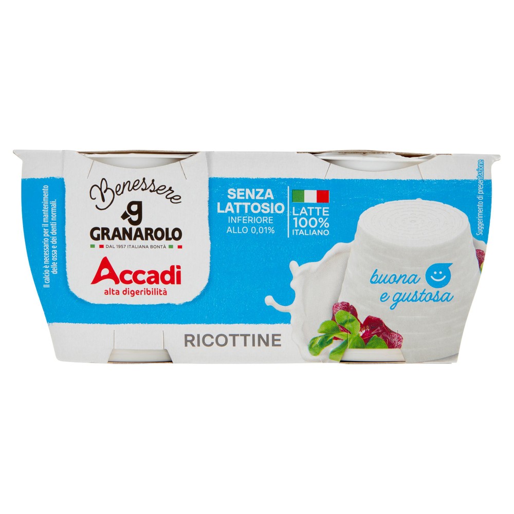 Ricottine Accadi Senza Lattosio Granarolo - Foto 1