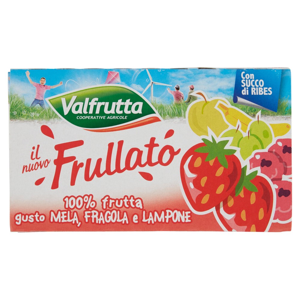 Frullato 100% Frutti Rossi Valfrutta 3 Da Ml.125 Cad.